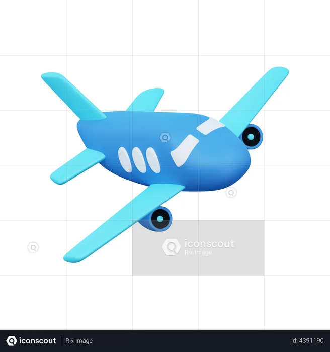Flight  3D Illustration