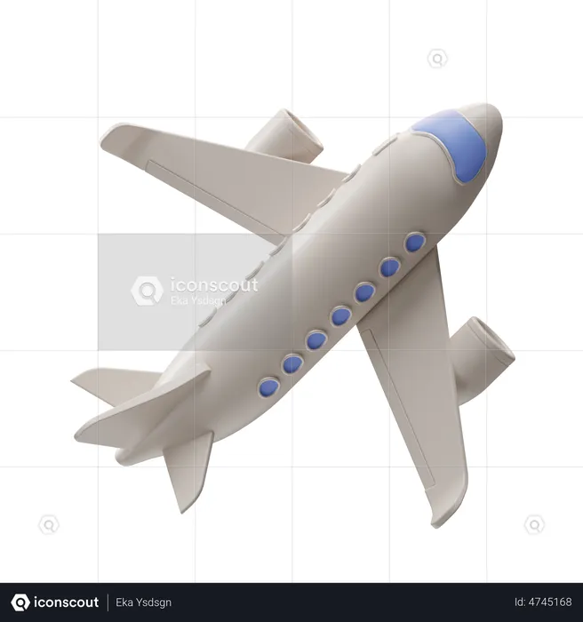 Flight  3D Illustration