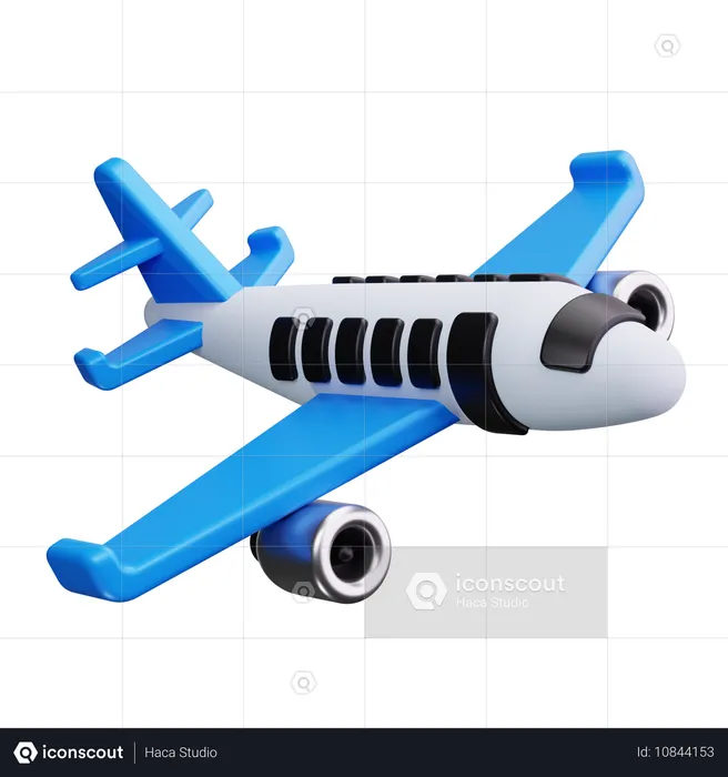 Flight freight  3D Icon