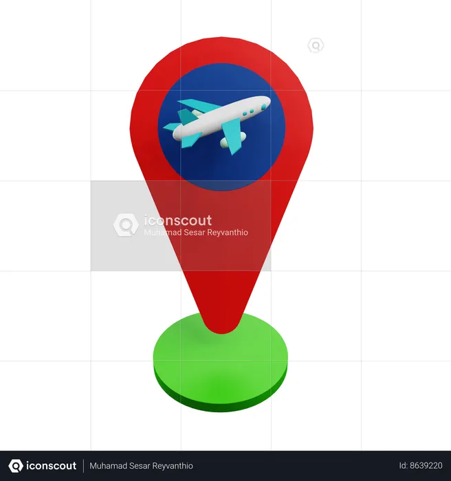 Flight Tracker  3D Icon