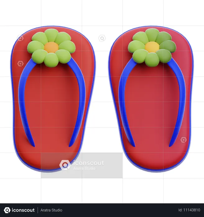 Flip Flop  3D Icon