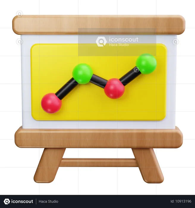 Flipchart  3D Icon