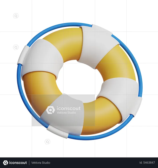 Float Tire  3D Icon