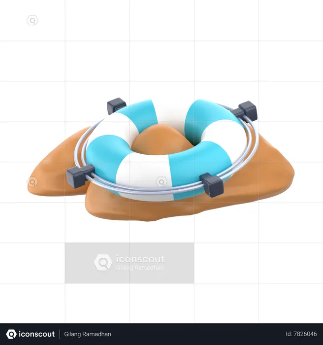 Float Tire  3D Icon