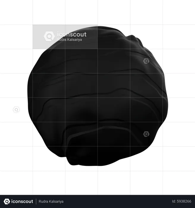 Floated Sphere Abstract Shape  3D Icon