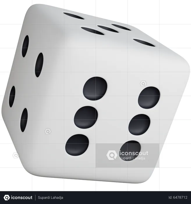 Floating Dice  3D Icon