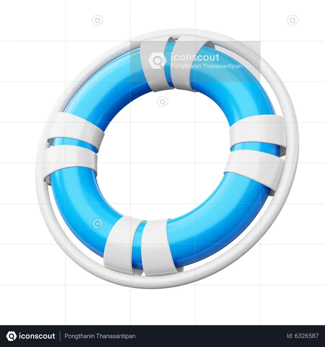 Floating Ring  3D Icon