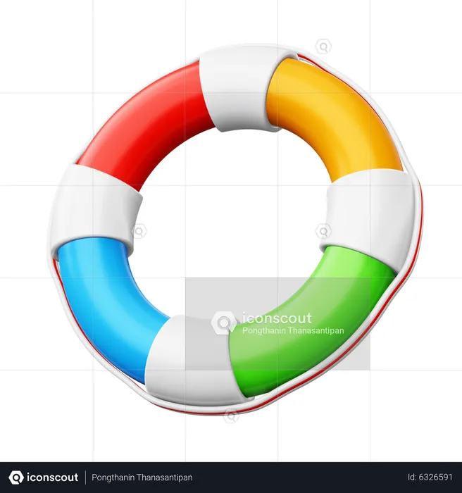 Floating Ring  3D Icon