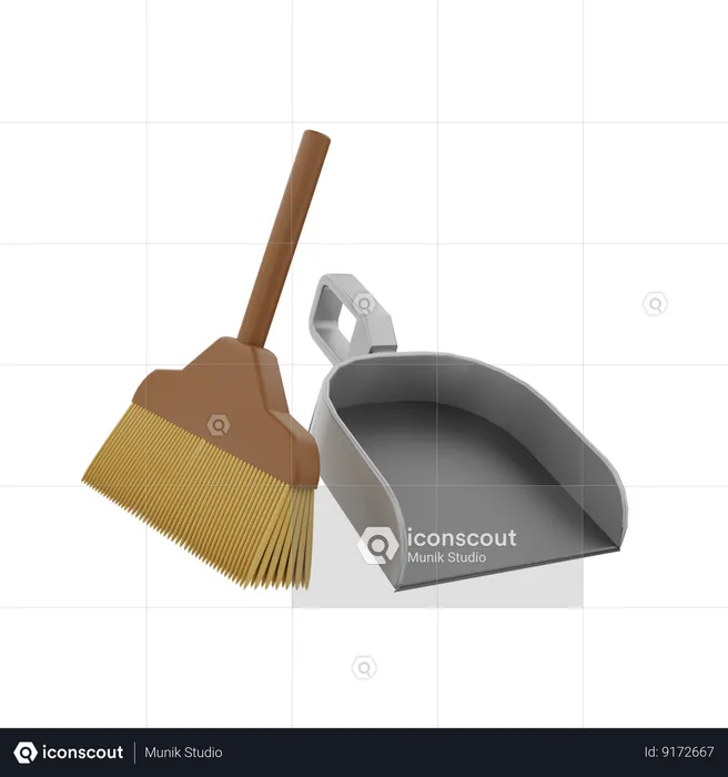 Floor Cleaning  3D Icon