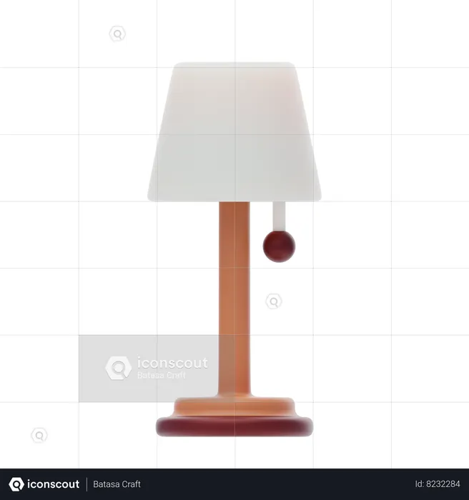 Floor Lamp  3D Icon
