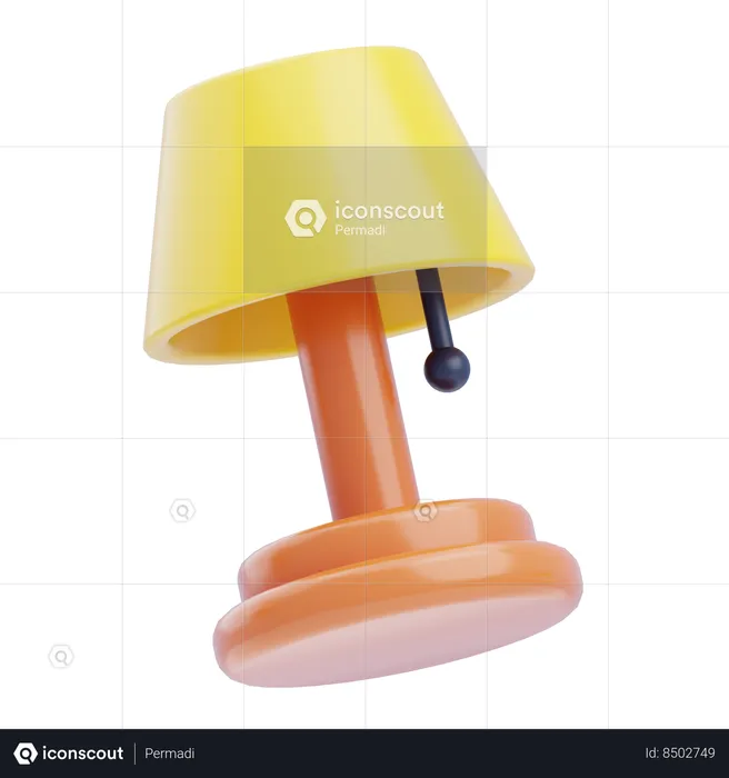 Floor Lamp  3D Icon