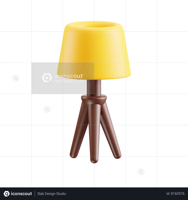 Floor Lamp  3D Icon