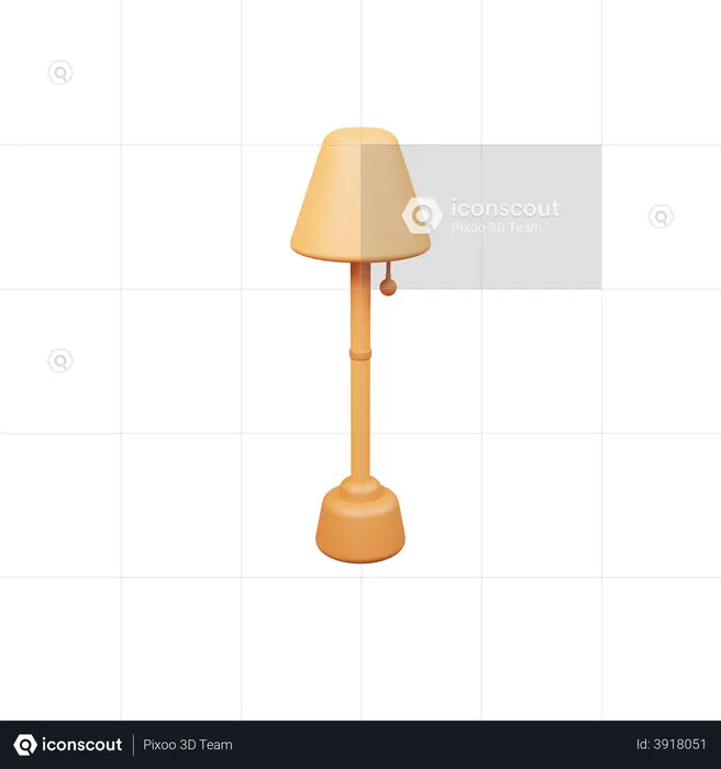 Floor Lamp  3D Illustration