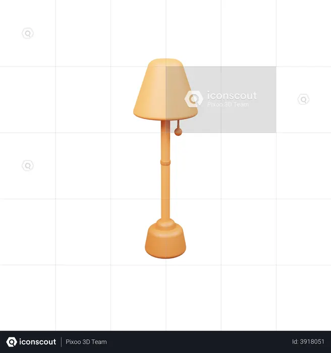 Floor Lamp  3D Icon