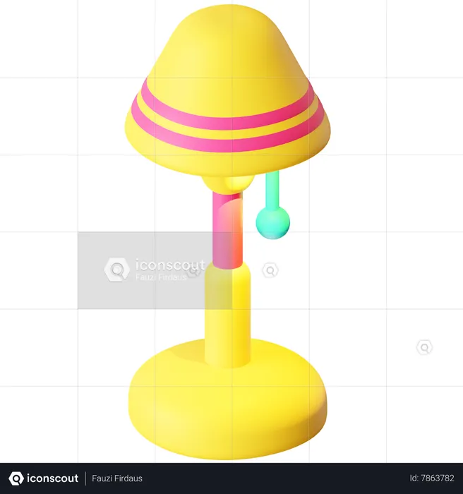 Floor Lamp  3D Icon