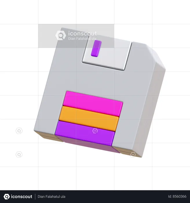 Floppy Disc  3D Icon