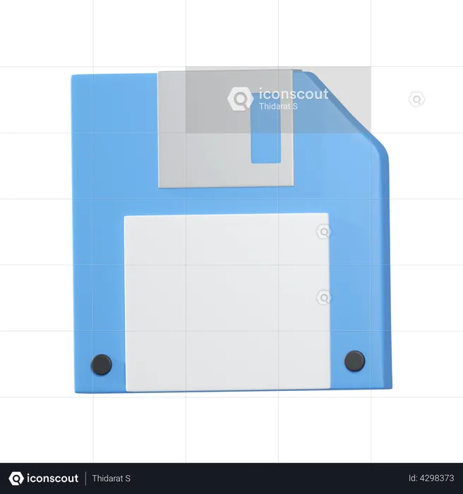 Floppy disk  3D Illustration