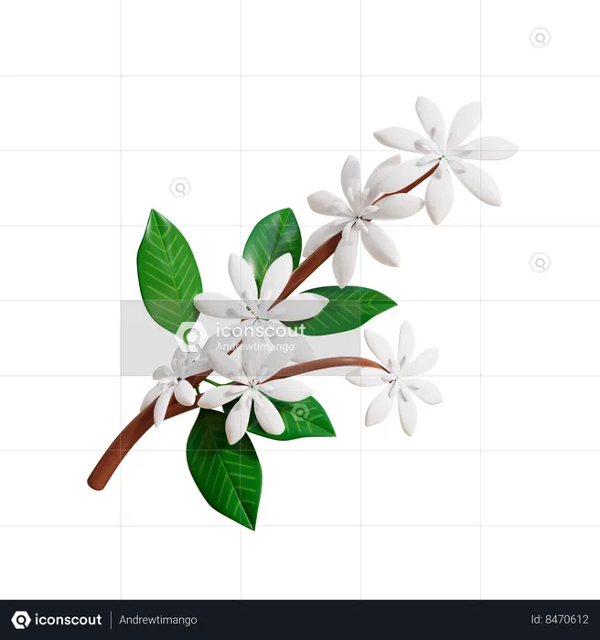 Flor  3D Icon