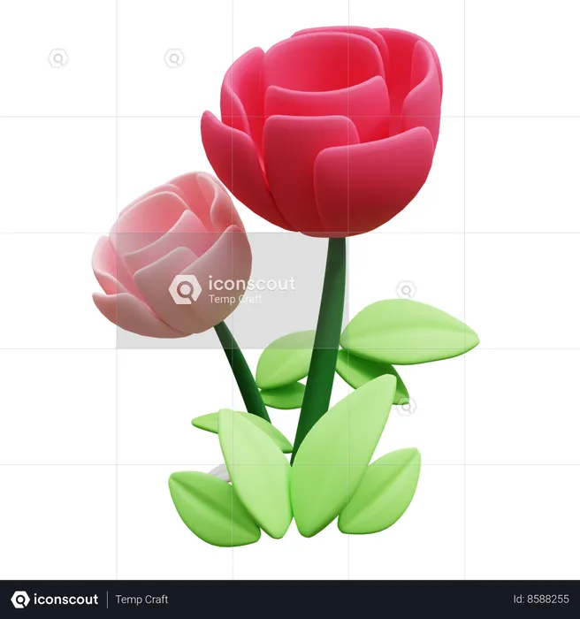 Flor  3D Icon