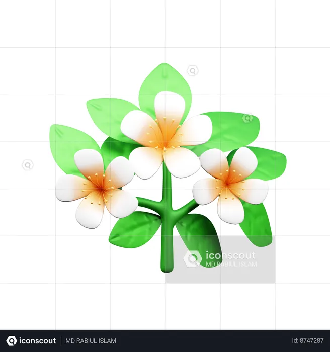 Flor  3D Icon