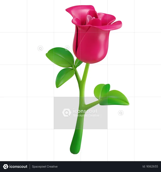 Flor  3D Icon