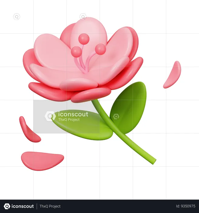 Flor  3D Icon