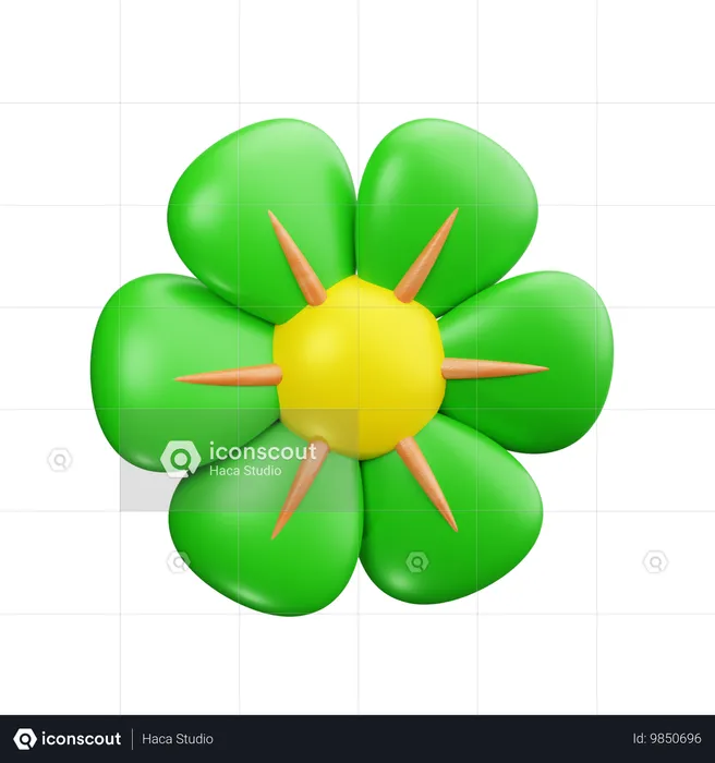 Flor  3D Icon