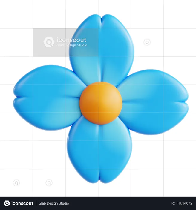 Flor  3D Icon