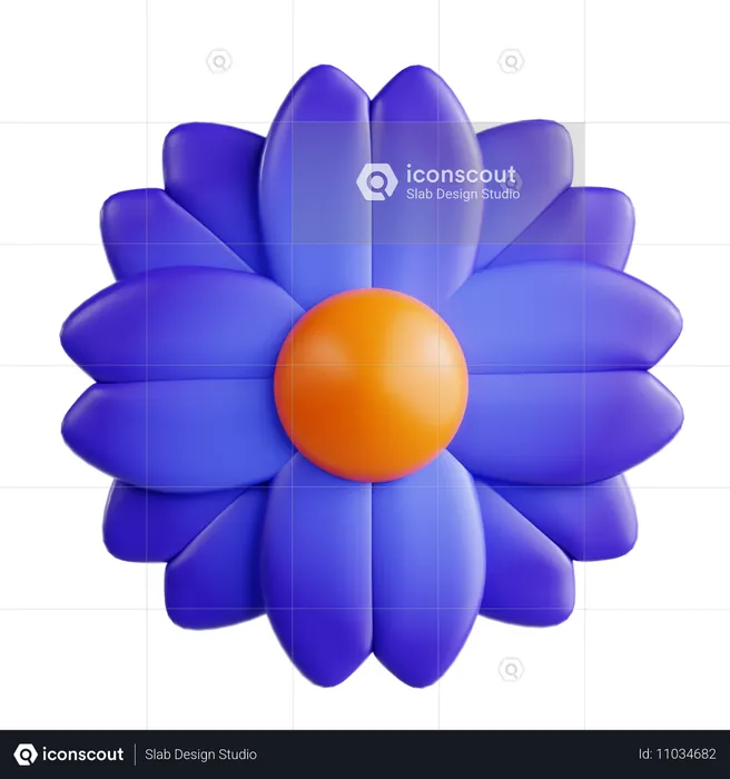 Flor  3D Icon