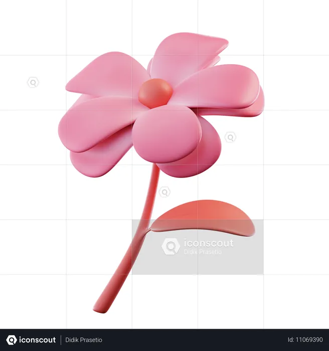 Flor  3D Icon