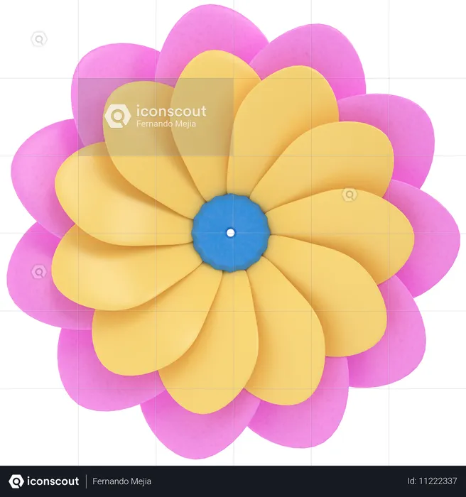 Flor  3D Icon