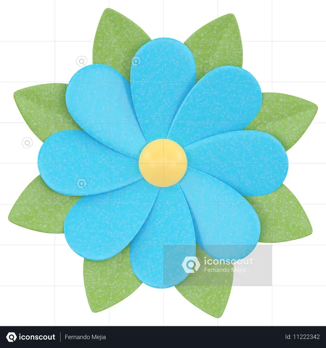 Flor  3D Icon