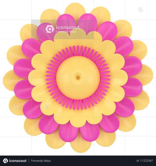 Flor  3D Icon