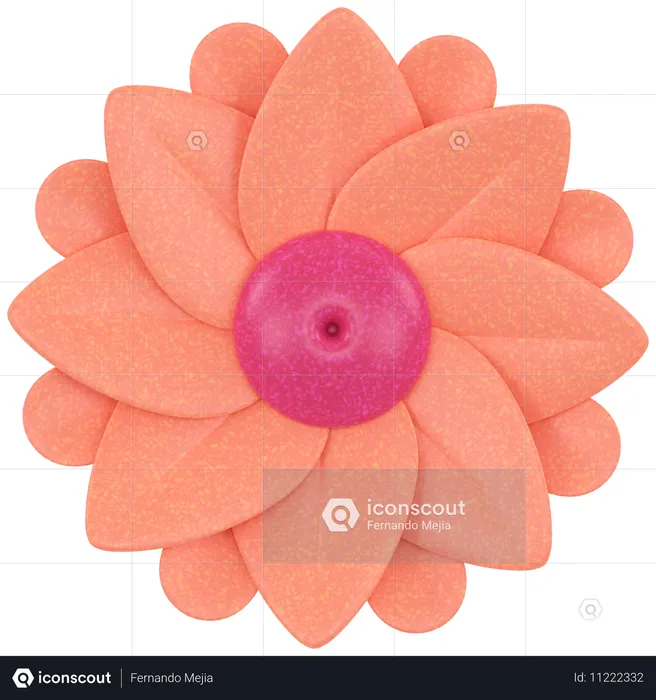 Flor  3D Icon