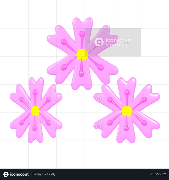 Flor de cerezo  3D Icon