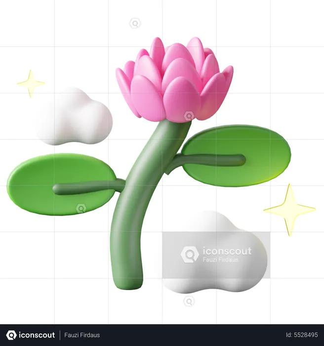 Flor tulipa  3D Icon