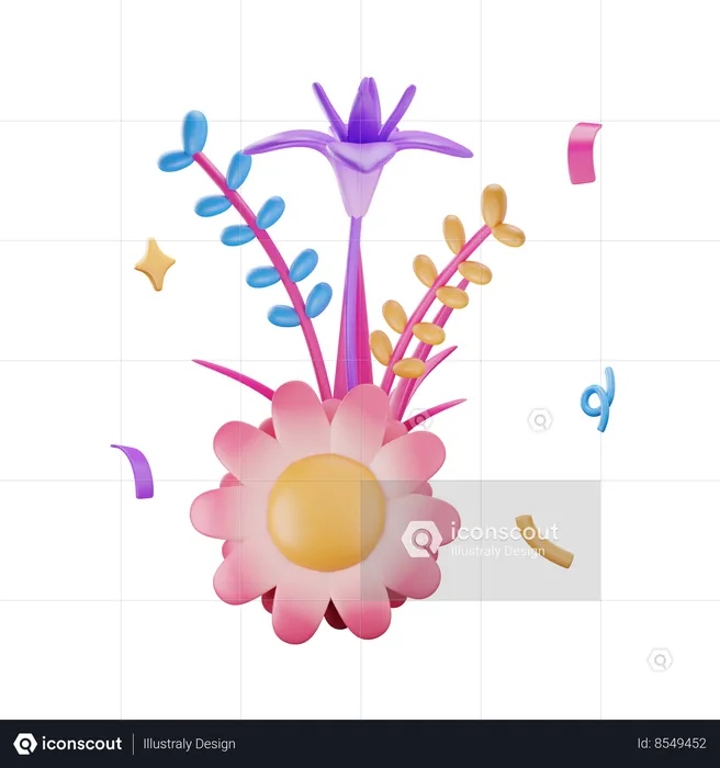 Floral Arrangements  3D Icon