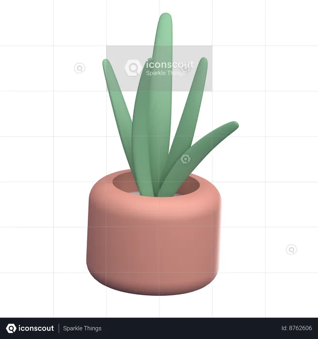 Florero  3D Icon