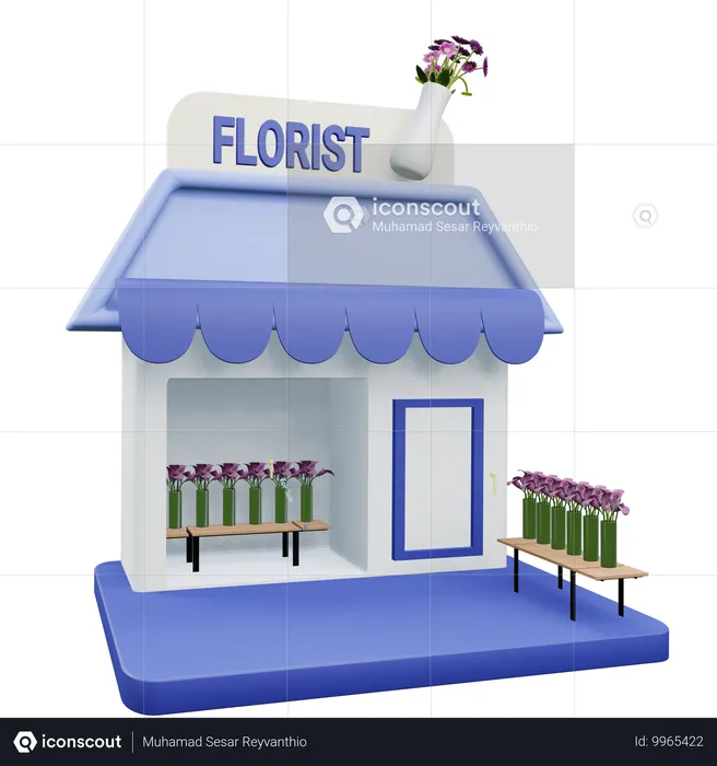 Florist  3D Icon