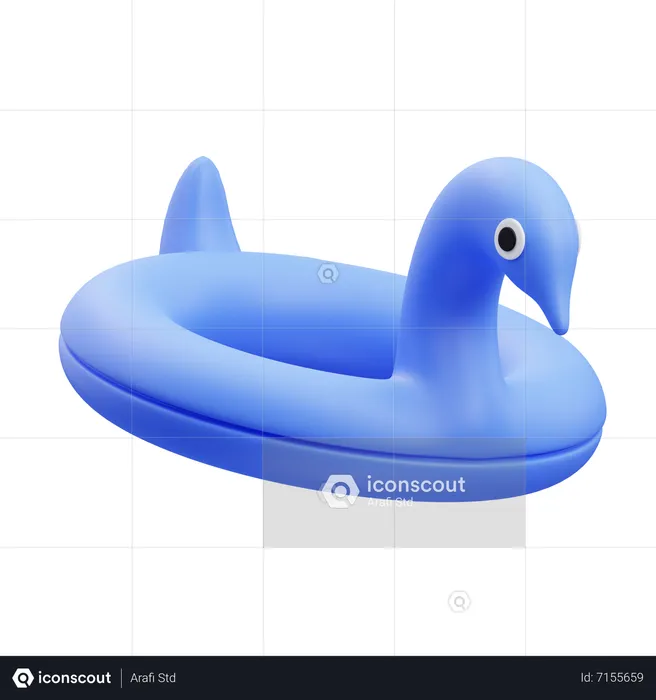 Flotador_ganso  3D Icon