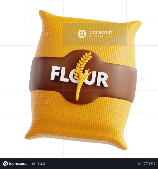 Flour  3D Icon