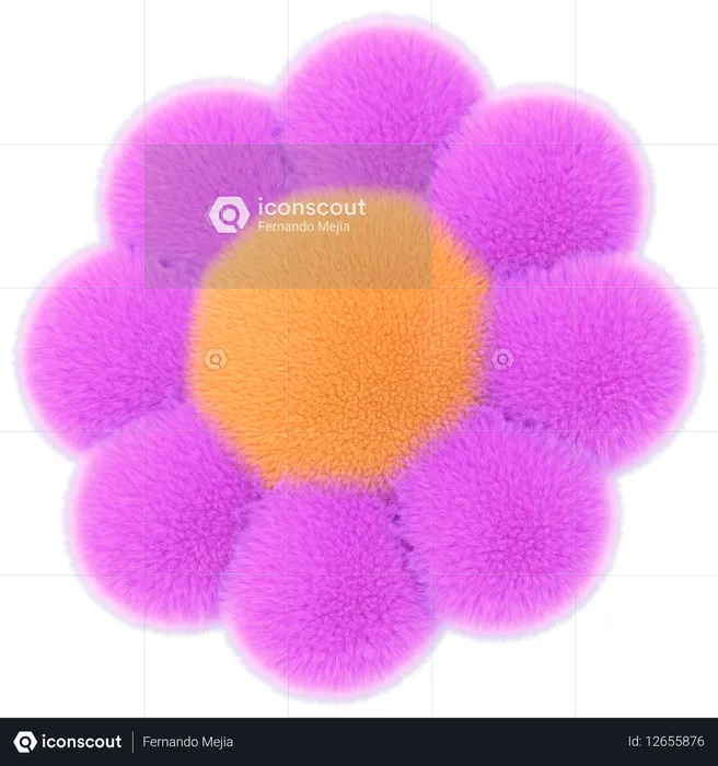 花  3D Icon