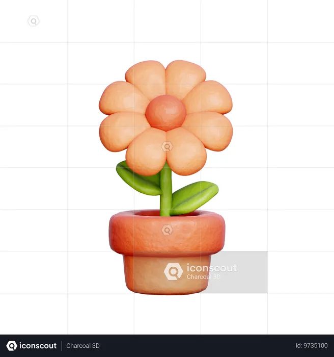 Flower  3D Icon