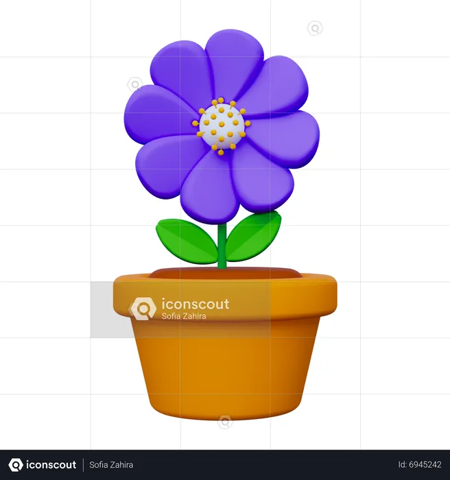 Flower  3D Icon