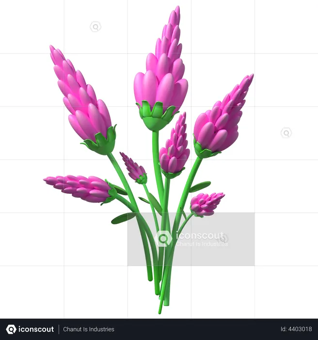 Flower  3D Illustration