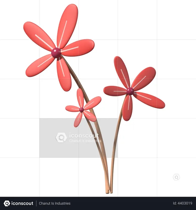 Flower  3D Illustration