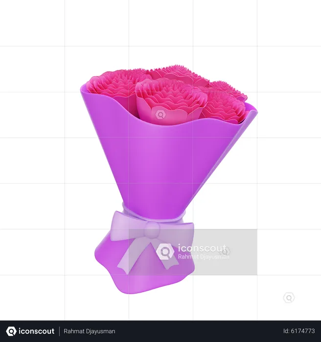 Flower Bouquet  3D Icon