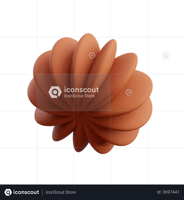 Flower Discs  3D Icon