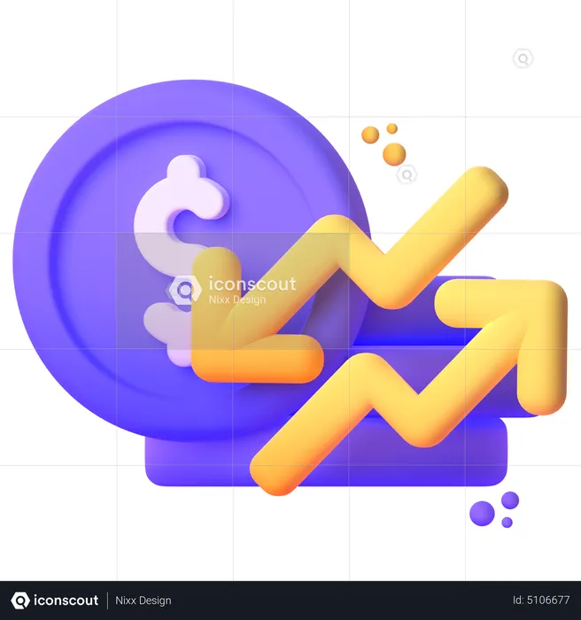 Fluctuation de l'inflation  3D Icon