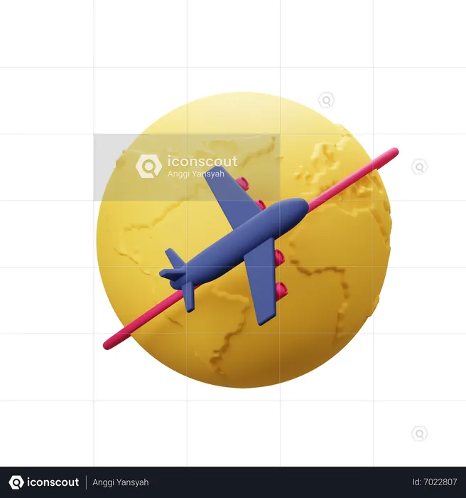 Flug  3D Icon